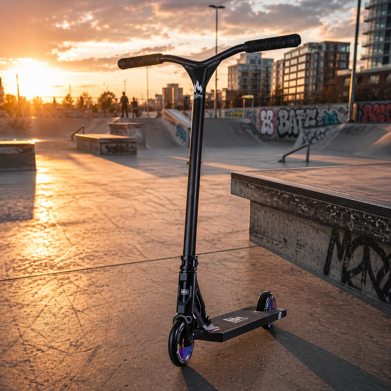 Freestyle koloběžka NKD Nitro, Black lifestyle 1